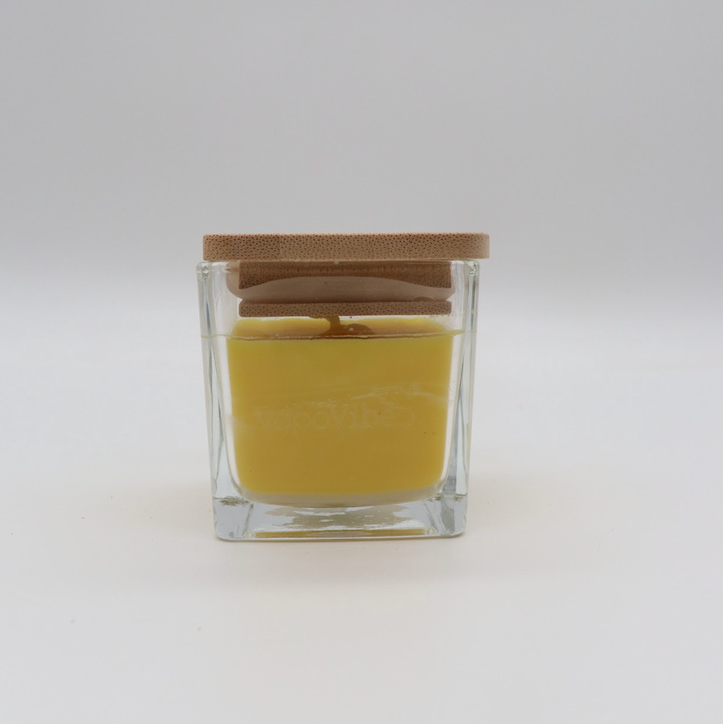 Duftkerze Lemon aus pflanzlichem Wachs