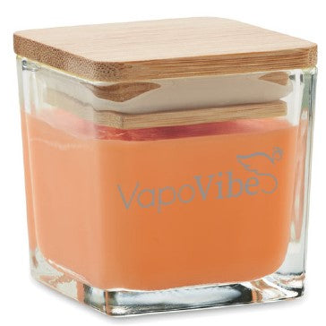 Duftkerze Orange aus pflanzlichem Wachs