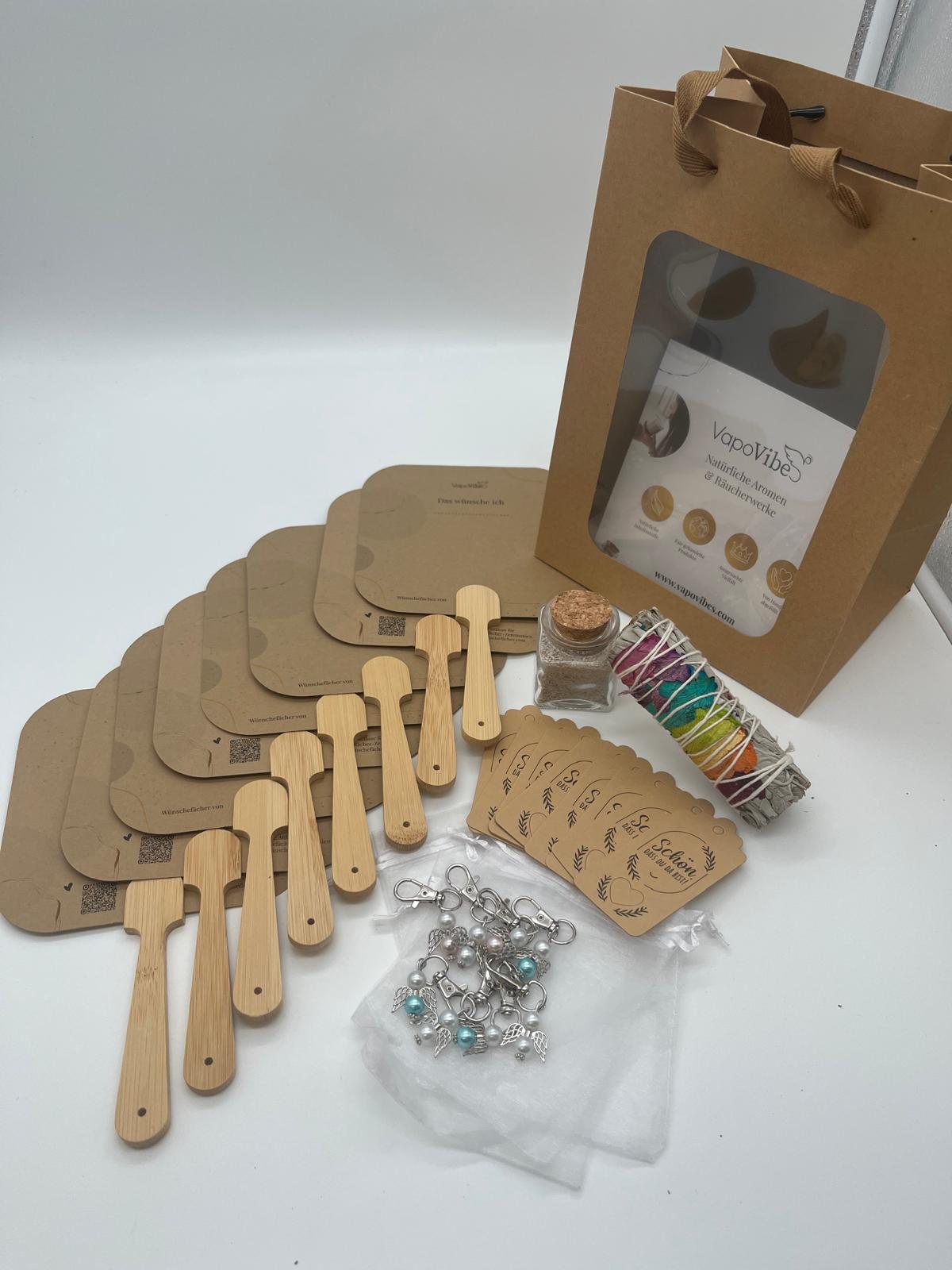 Großes Wünschefächer-Set für 8 Personen