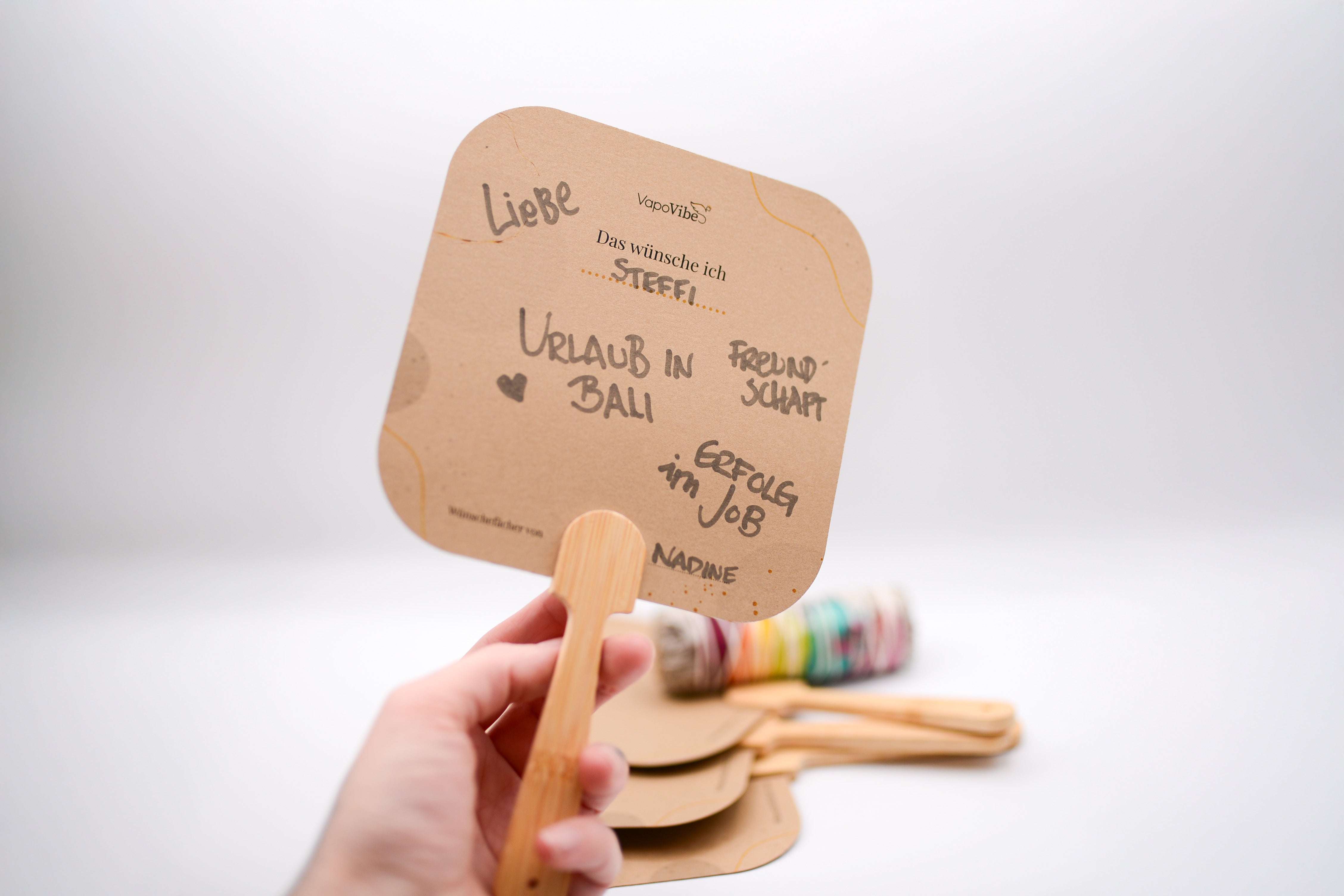 Kleines Wünschefächer-Set für 4 Personen