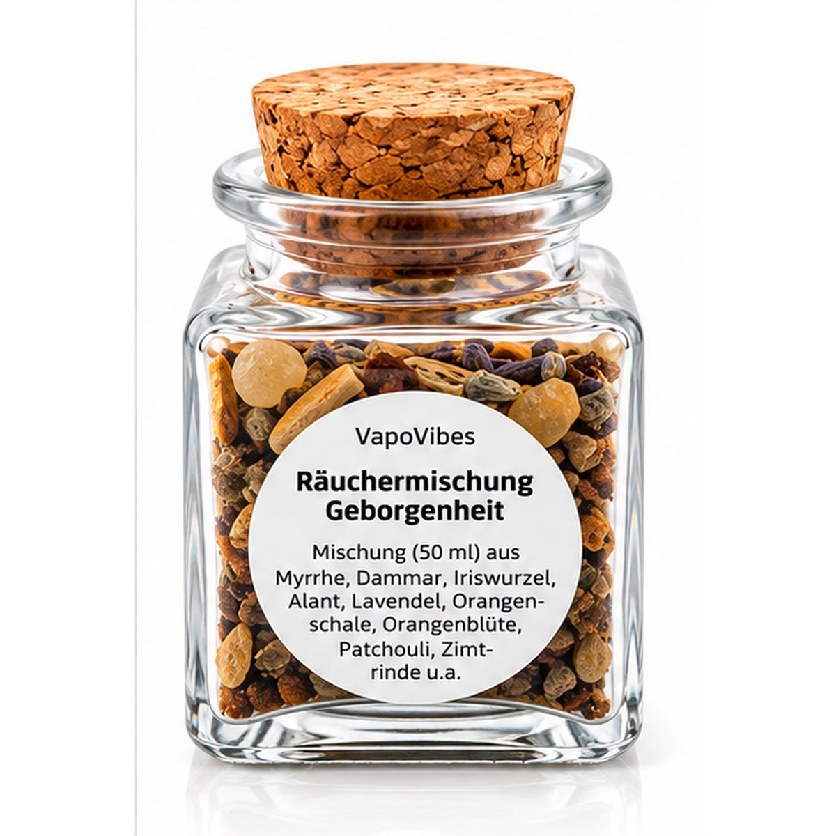Bundle Räucherstövchen Flower & Räuchermischung Geborgenheit 50ml