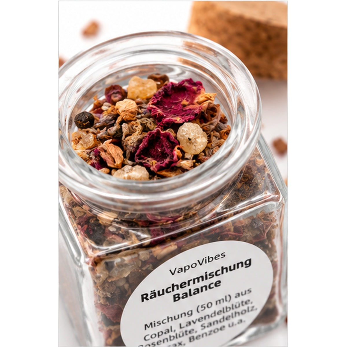 Bundle Räucherstövchen Flower & Räuchermischung Balance 50ml